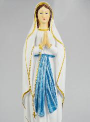 Statua Madonna di Lourdes su base - 60 cm