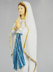 Statua Madonna di Lourdes su base - 60 cm