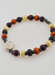 Bracciale di Lourdes su elastico - Medaglietta di Lourdes