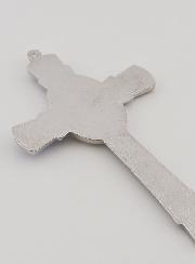 Croce di Lourdes Blu 10cm - Medaglia delle Apparizioni