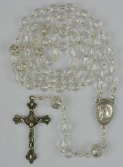 Rosario di Lourdes in Perle di Cristallo - 55 cm