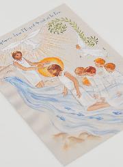 Cartolina di Battesimo - Lui vi Battezzerà nello Spirito santo e nel Fuoco