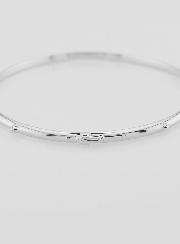 Bracciale Rigido Decina del Rosario in Argento Massiccio 925/1000