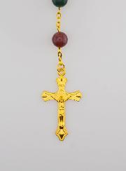 Rosario Oro in Vere Perle d'Agata