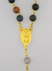 Rosario Oro in Vere Perle d'Agata