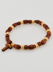 Bracciale Rosario Decina del Rosario in Legno
