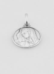 Medaglia Vergine Maria col Velo in Argento 925/1000