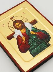 Icona Bizantina del Cristo Buon Pastore