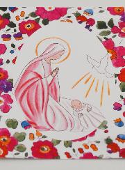 Immagine del Battesimo - Vergine Maria e Colomba