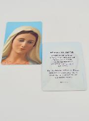 Biglietto di Preghiera - O Maria gioisci perchè sei la piena di grazia