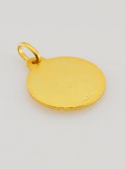 Medaglia di Battesimo Sant'Antonio Placcata Oro