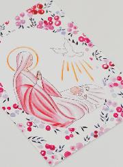 Immagine del Battesimo - Vergine Maria e Colomba dello Spirito Santo