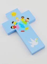 Croce in Legno - Bambini del Mondo