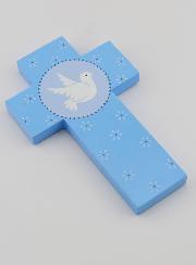 Croce Colomba dello Spirito Santo Blu