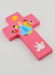 Croce in Legno Bambini del Mondo