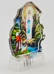 Quadro luminoso Nostra Signora di Lourdes in Vetro
