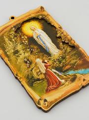 Icona Souvenir Nostra Signora di Lourdes - 15 cm
