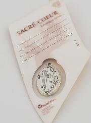 Placca Auto Specchietto Retrovisore - Sacro Cuore di Gesù