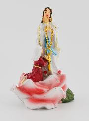 Statua Nostra Signora di Lourdes e Santa Bernardetta - 9cm