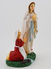 Statua Nostra Signora di Lourdes e Santa Bernardetta - 18cm