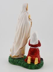 Statua Nostra Signora di Lourdes e Santa Bernardetta - 18cm