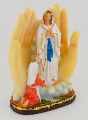 Statua Luminosa Nostra Signora di Lourdes - 14cm