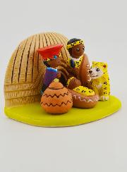 Presepe di Natale del Mondo - Natività dell'Africa del Sud