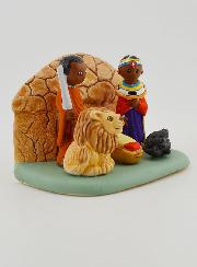 Presepe di Natale del Mondo - Natività Masai