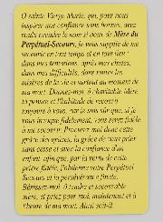 Confezione 10 Cartoline di Preghiera Madonna del Perpetuo Soccorso