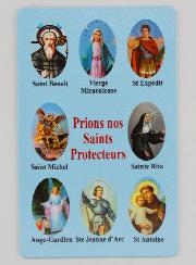 Confezione 10 Cartoline di Preghiera Santi Nostri Protettori