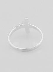 Anello Croce del Cristo in Argento 925/1000 - Misura 58