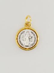 Medaglia di San Benedetto Dorata - 15mm