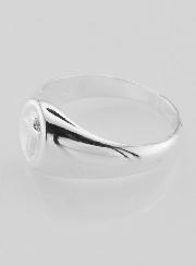 Anello Chevalier Croce di Cristo in Argento Massiccio - Misura 60