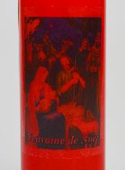 Candela di Novena Rossa - Natale