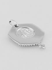 Medaglia Santa Vergine Maria in Argento 925/1000