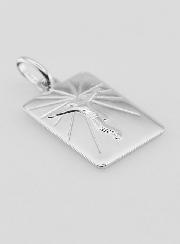 Medaglia Placchetta Gesù Cristo in Argento 925/1000