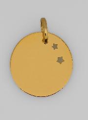 Medaglia di Battesimo Angelo Custode in Oro 375/1000