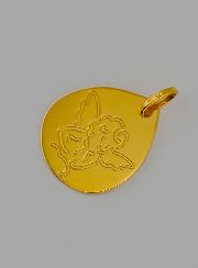 Medaglia Angelo Raffaele Cherubino in Oro 375/1000