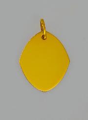 Medaglia Angelo Protettore - Rombo in Oro 375/1000