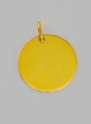 Medaglia Angelo Custode in Preghiera in Oro 375/1000