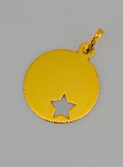 Medaglia Stella del Pastore Traforata in Oro