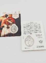 Carta di Preghiera con Medaglia San Carlo Borromeo