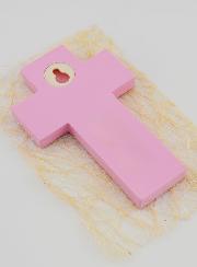 Croce Per Bambini in Legno  Acqua del Battesimo - 12 cm