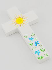 Croce Per Bambini - Sole e Fiori