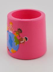 Candeliere Bambini del Mondo - Rosa