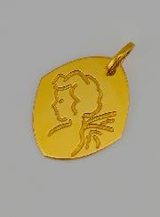 Medaglia Religiosa in Oro Angelo Custode