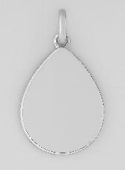 Medaglia "Lacrima" Apparizioni di Lourdes in Argento