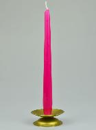 Candela da Tavola per Candelabro - Rosa Fucsia - 25cm