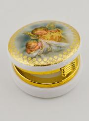 Scatola Portaostia Immagine Angelo Protettore con Lanterna - 5 cm