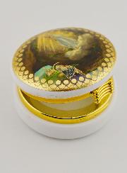 Scatola Portaostia Immagine  Nostra Signora di Lourdes - 5 cm